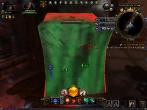 Plowing in to a gelatinous cube and getting instantly engulfed was rather alarming.